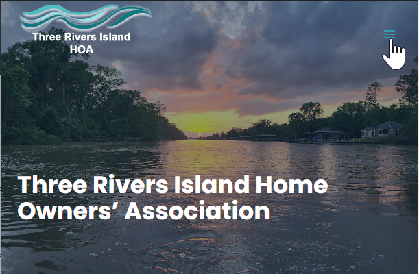 New Three Rivers Island HOA Website