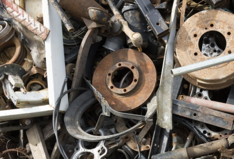 Metal Scrap Trailer